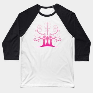 Three Sisters Tree Of Life (Pink Gradient) Baseball T-Shirt